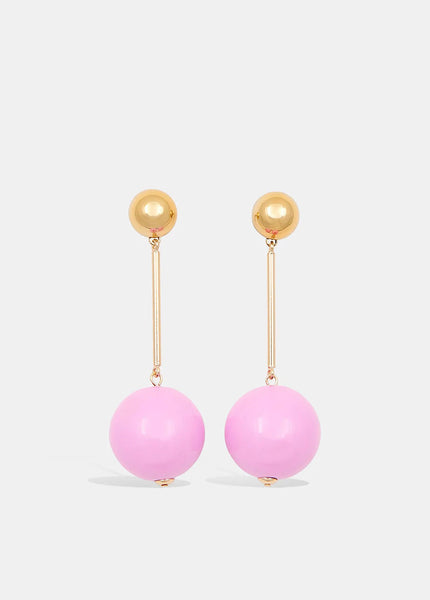 Essentiel Antwerp Falberta Earrings - Gold Pink