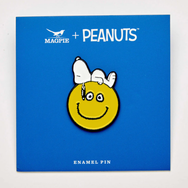 Magpie Peanuts 'good Vibes' Pin