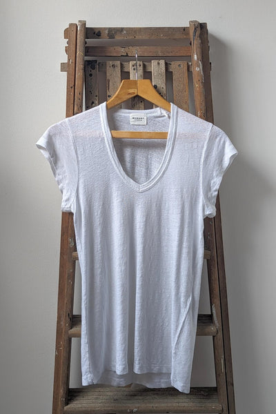 isabel-marant-zankou-white-linen-t-shirt