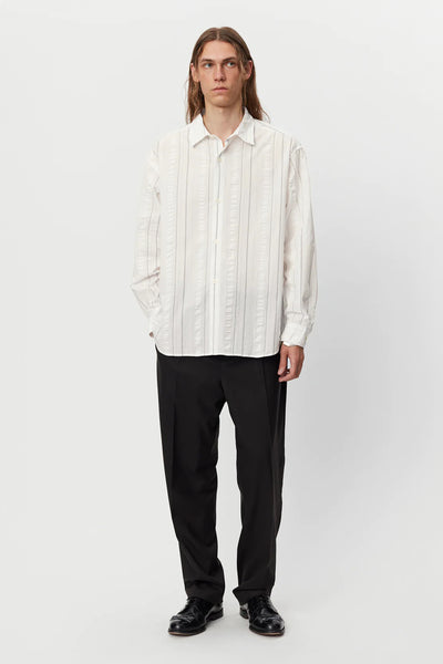 Mfpen Generous Shirt White Stripe