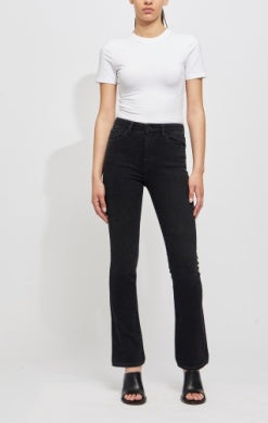 French Connection Stretch Demi Boot Cut Jeans-black-74pzm