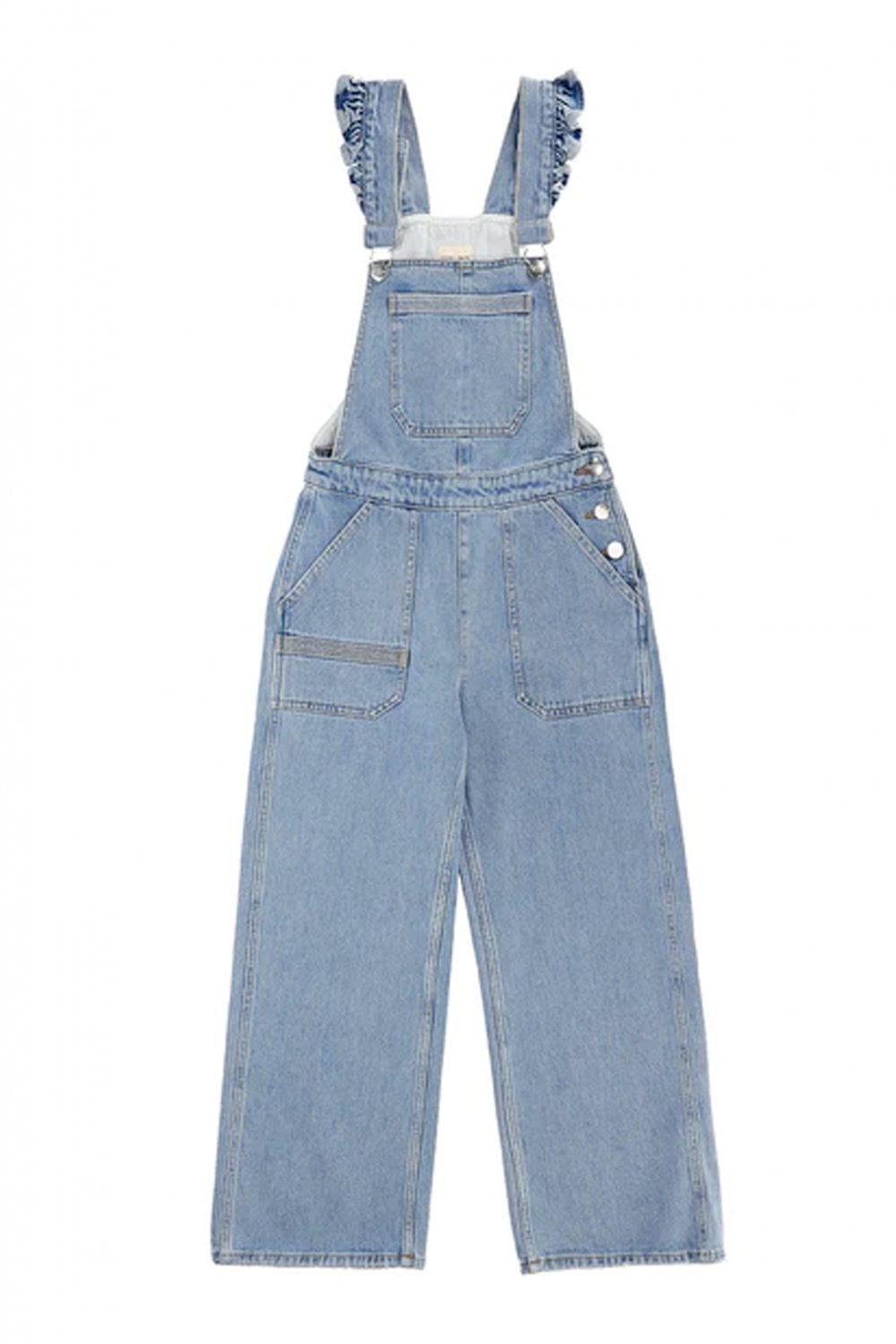 SEVENTY + MOCHI Elodie Dungaree In Rodeo Vintage