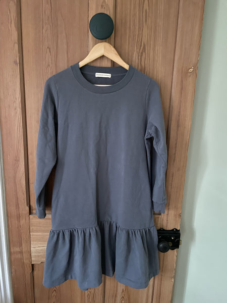 Beaumont Organic Polly Dress In Pewter Size M