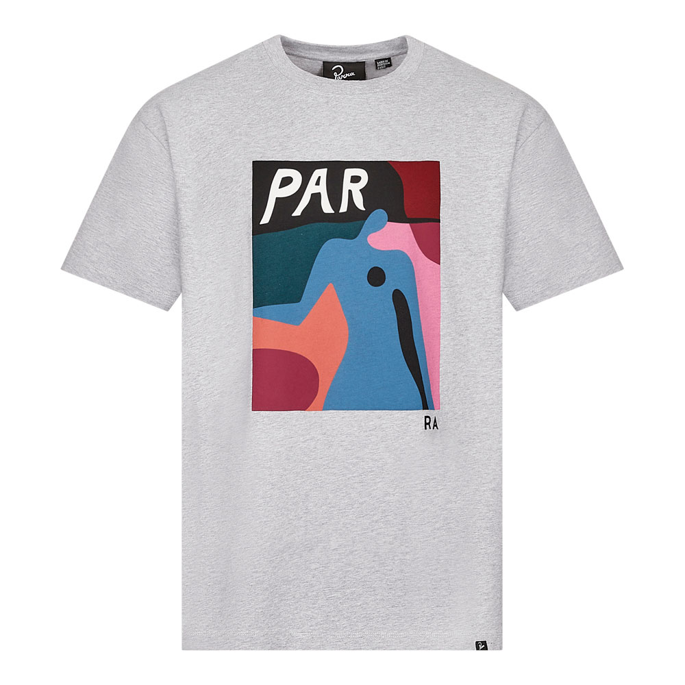 By Parra Ghost Caves T-shirt - Heather Grey