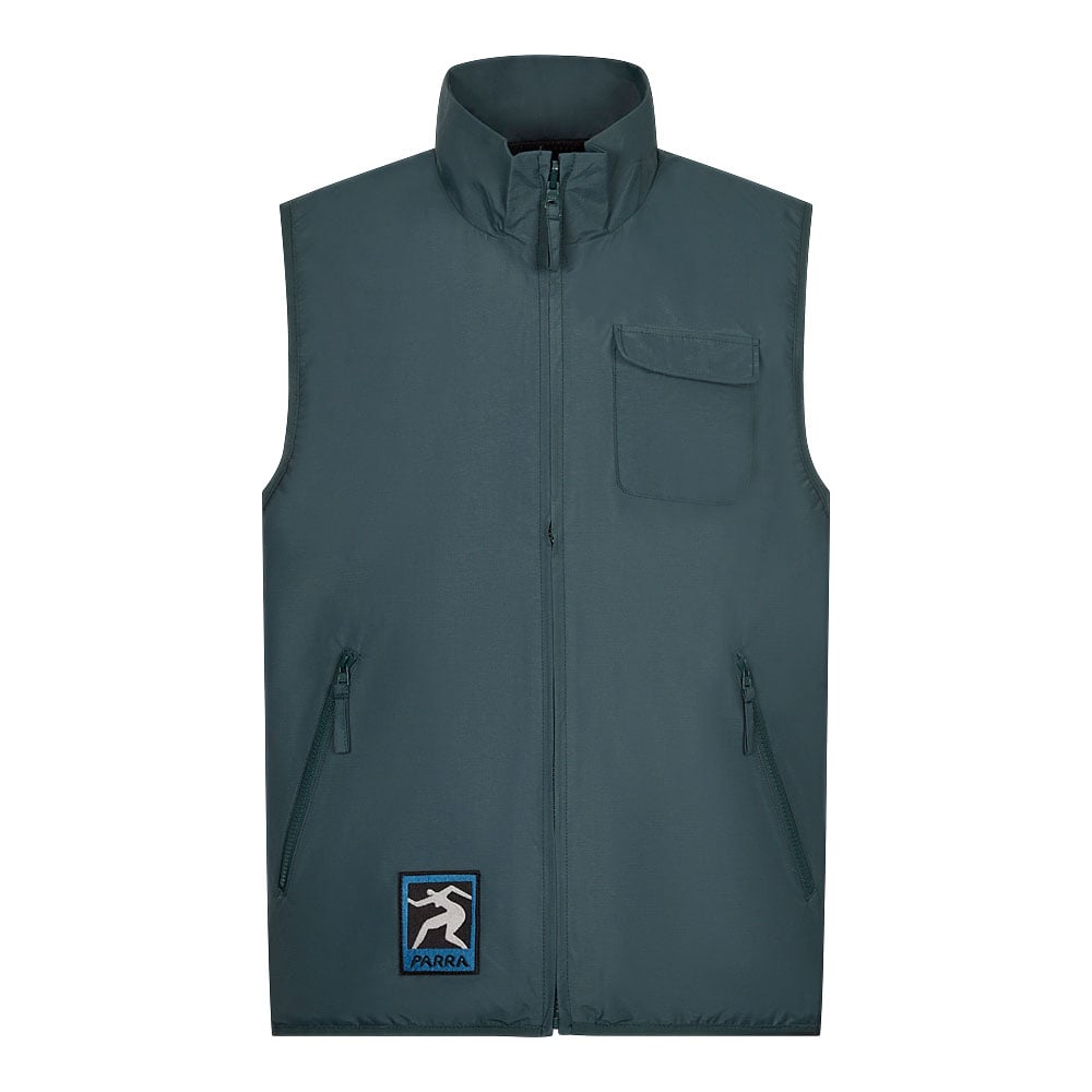 By Parra Ghost Cave Reversible Vest - Green