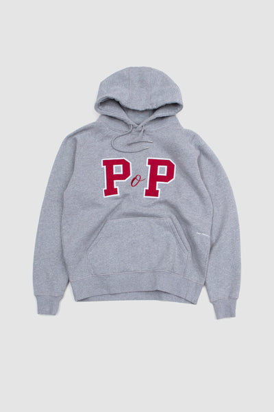 Pop Trading Company Collage P Hooded Sweat Grey Heather