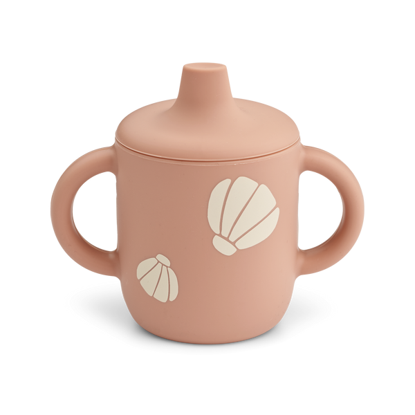 Liewood Neil Silicone Sippy Cup (150ml) - Shell / Pale Tuscany Rose