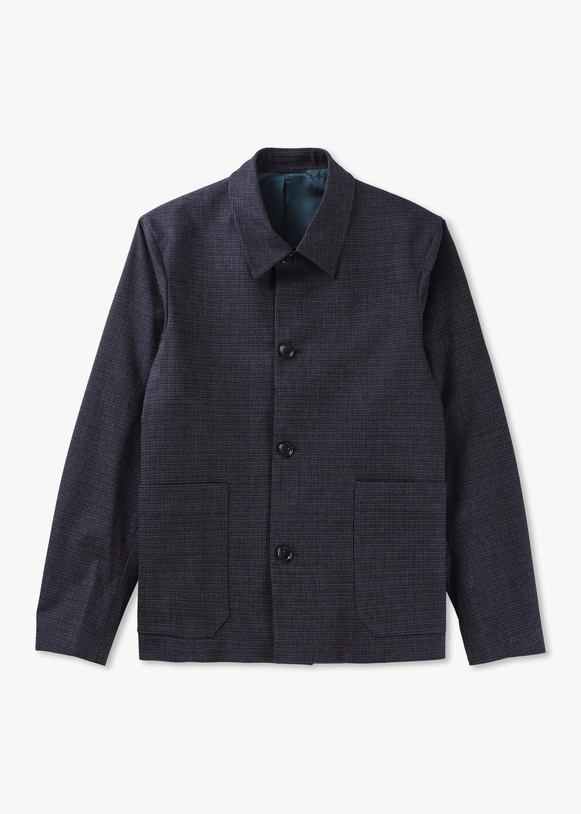 Paul Smith Mens Smart Mid Fit Jacket In Navy