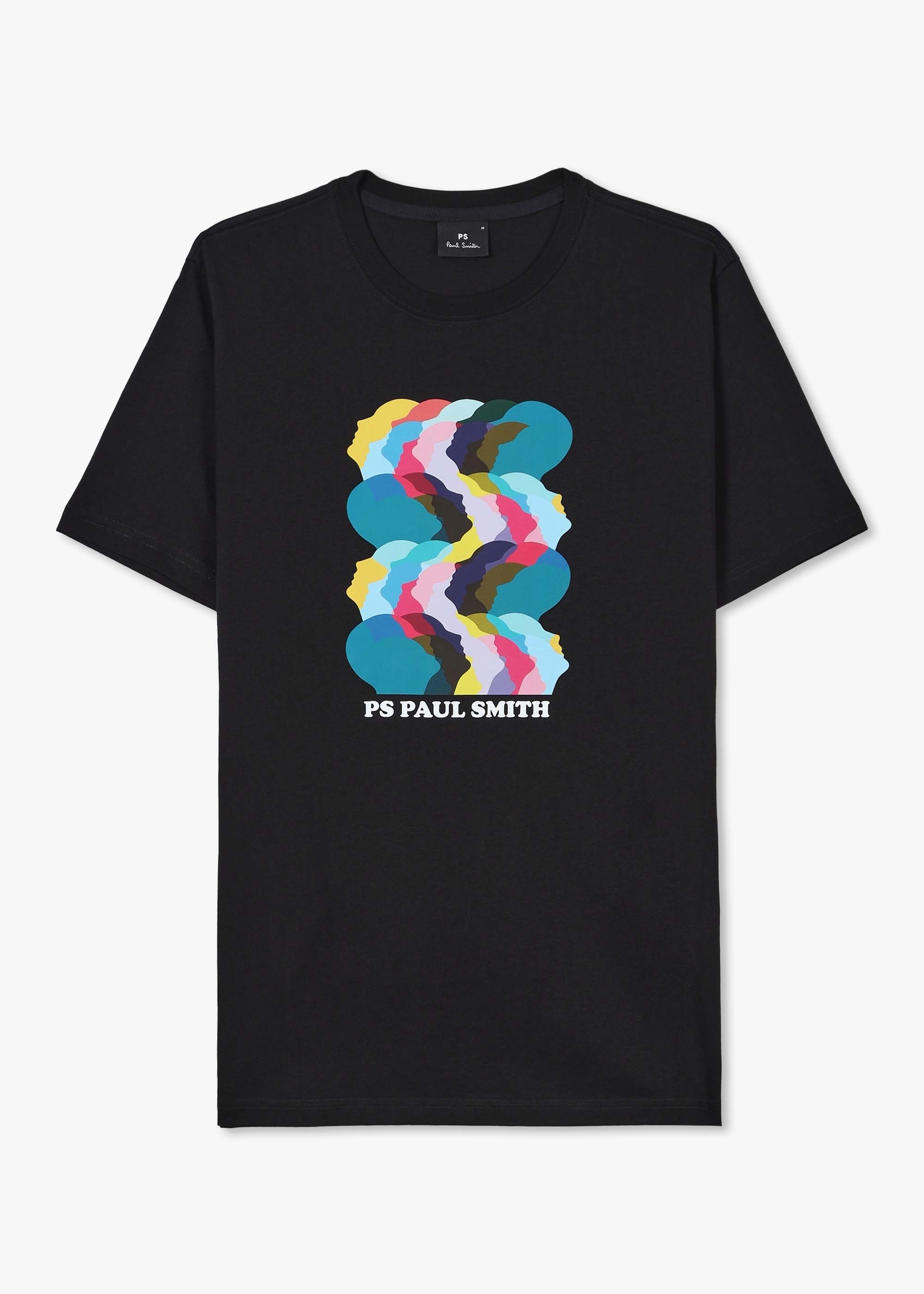 Paul Smith Mens Heads Up T-shirt In Black