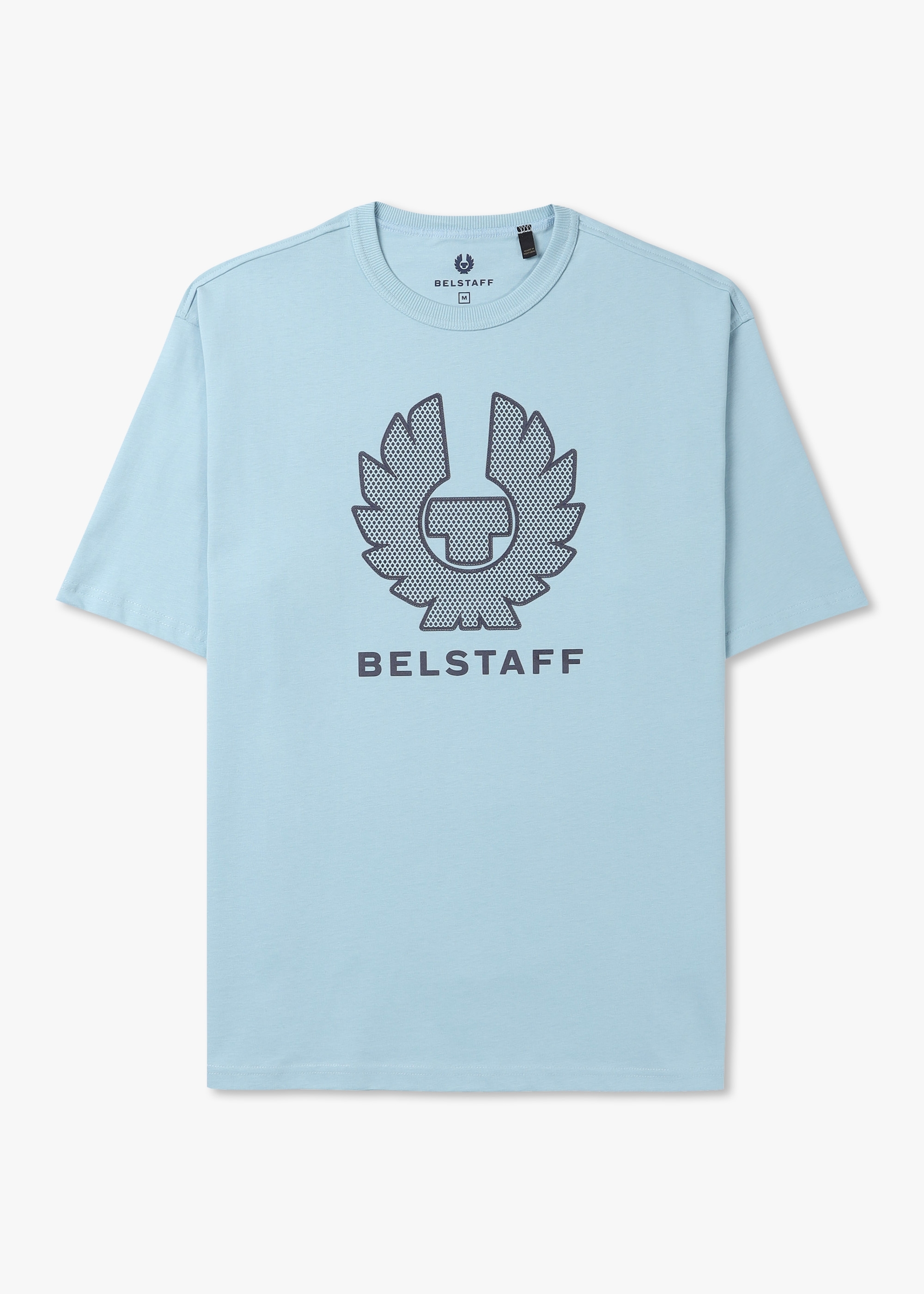 Belstaff Mens Hex Phoenix T-shirt In Skyline Blue