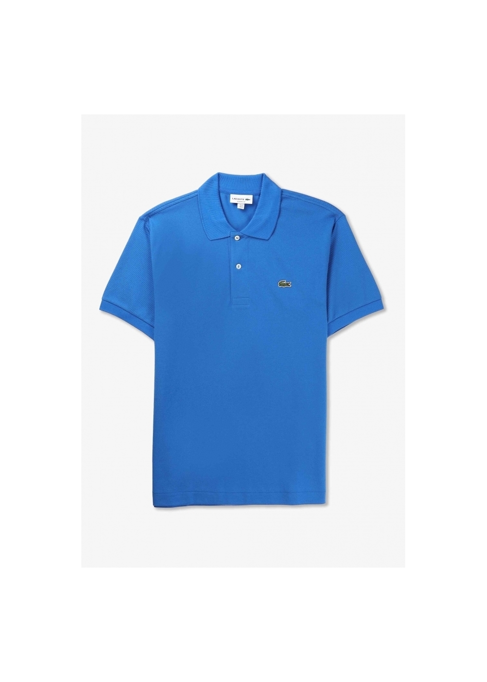 Lacoste Mens Classic Pique Polo Shirt In Blue