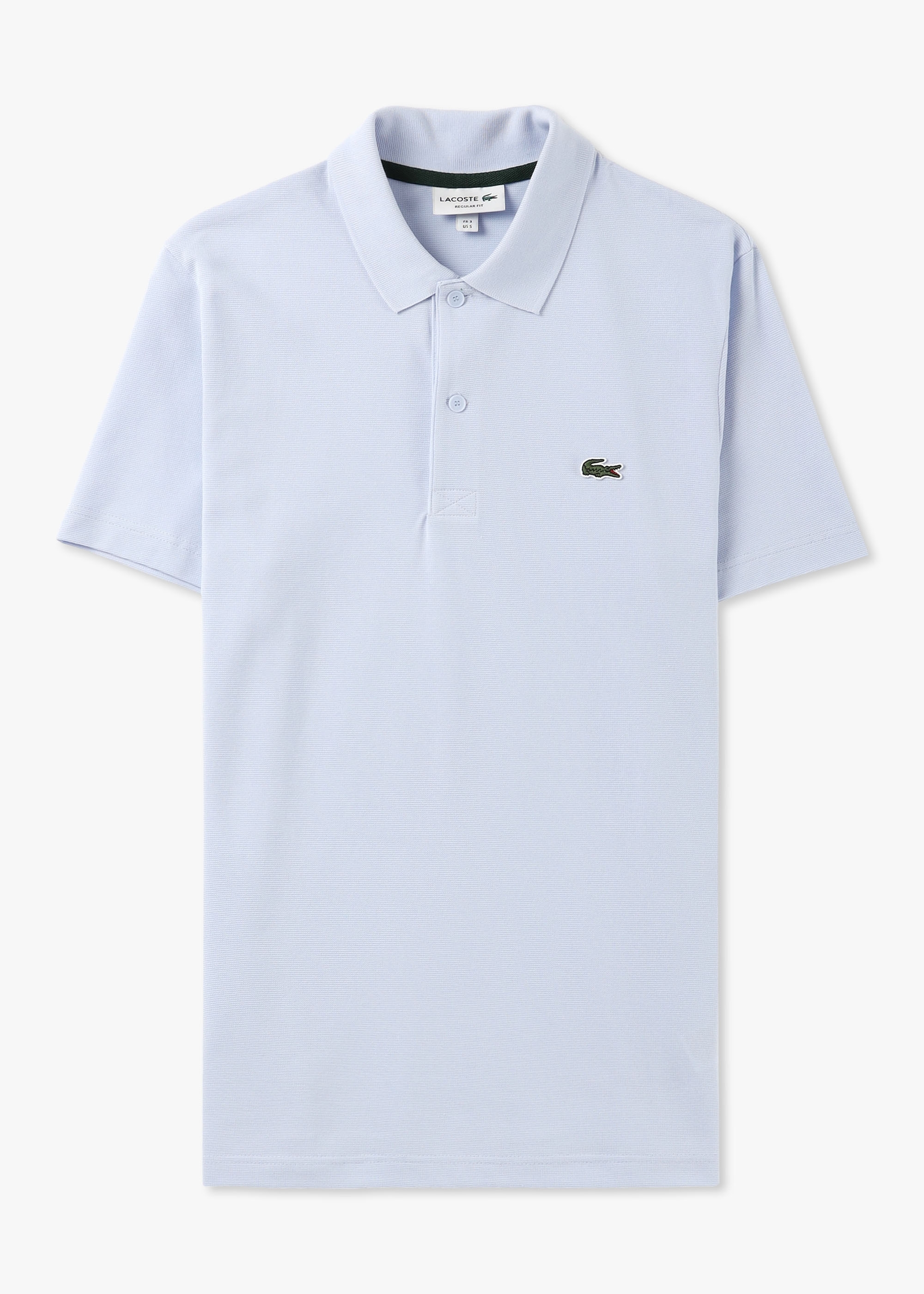 Lacoste Mens Classic Pique Polo Shirt In Light Blue
