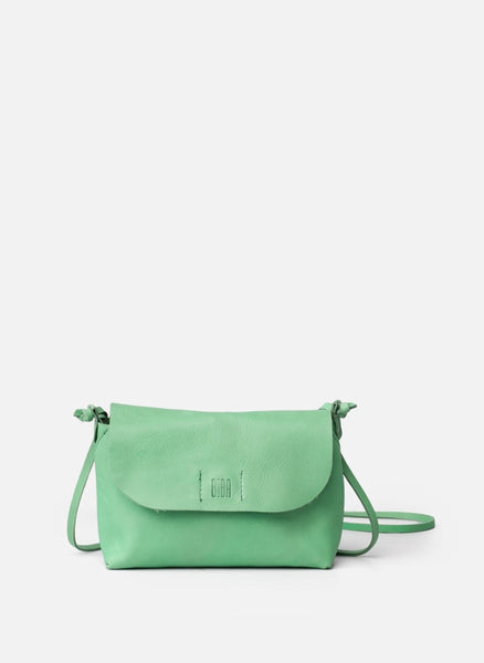 Biba New Waverly Leather Crossbody Bag - Green