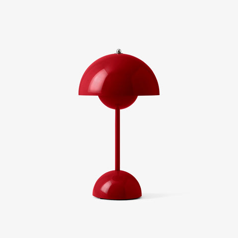 &Tradition Flowerpot Portable Lamp Vp9 Vermilion Red