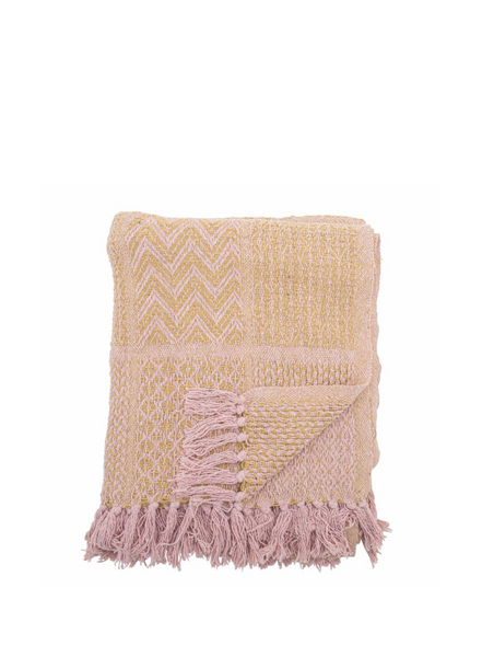 Bloomingville Rose Rodion Recycled Throw From
