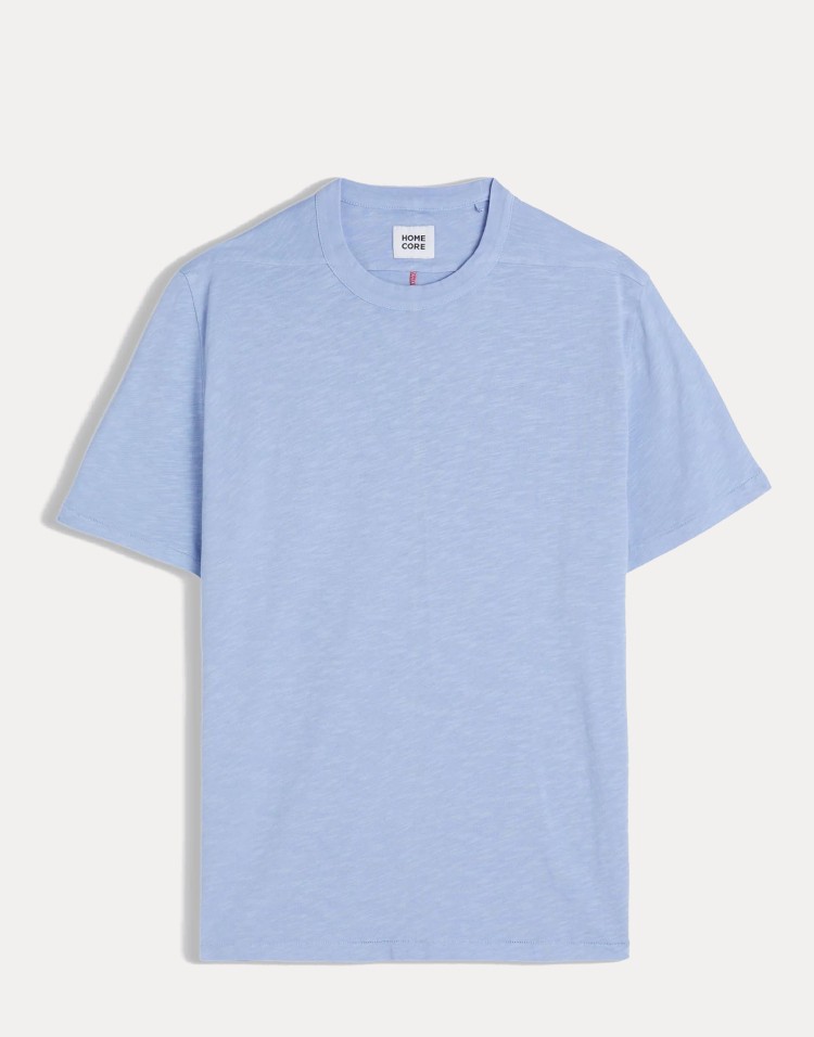 Homecore T-Shirt Rodger Bio - Coton Bio - Powder Blue