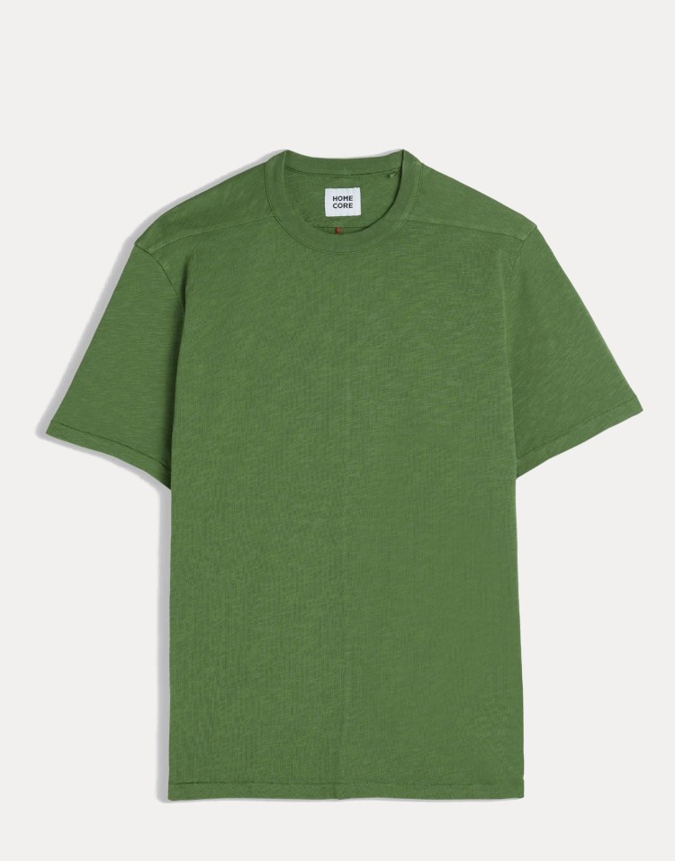 Homecore T-Shirt Rodger Bio - Coton Bio - Stem Green