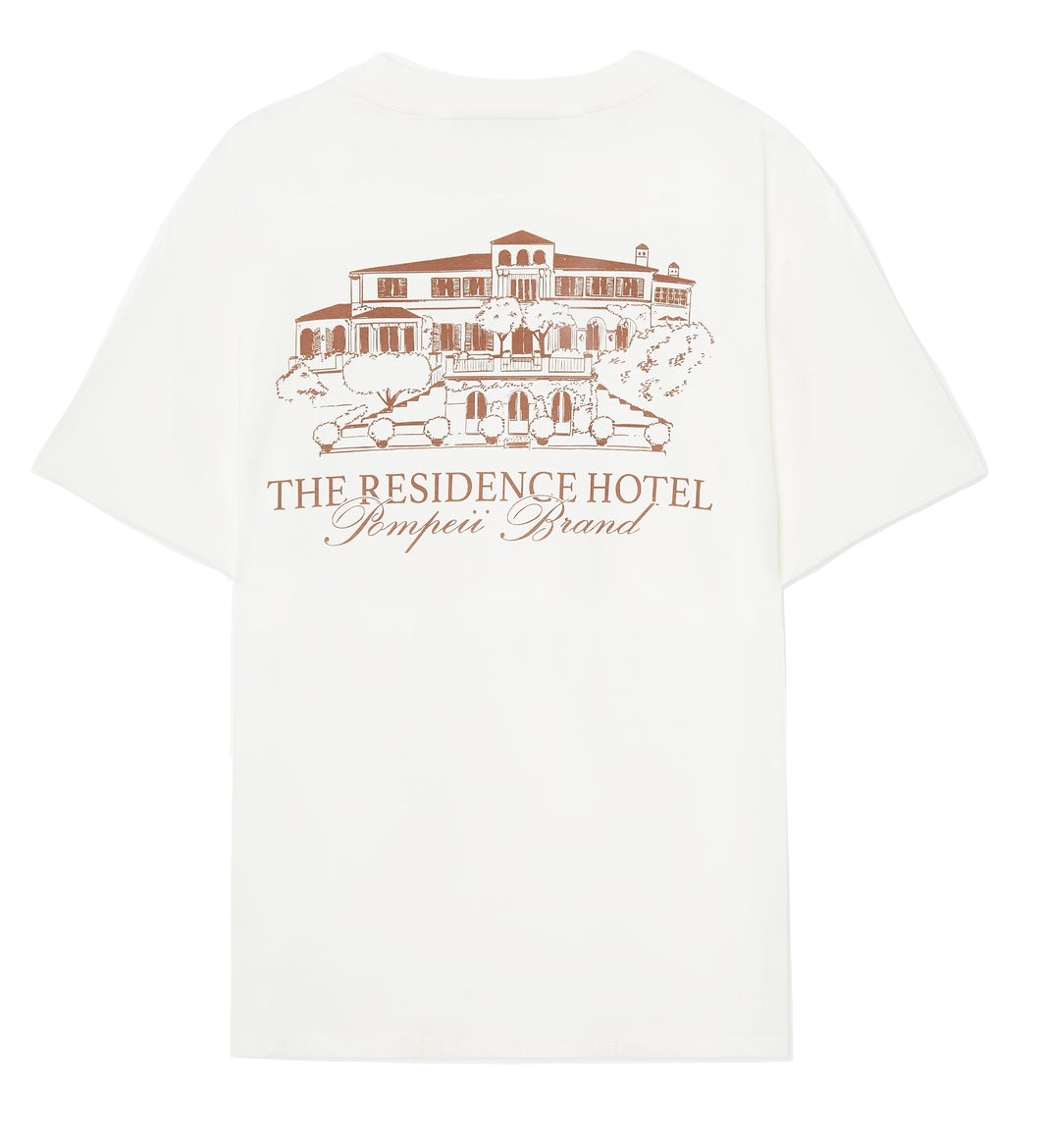 Pompeii Residence Short-Sleeved T-Shirt (White)