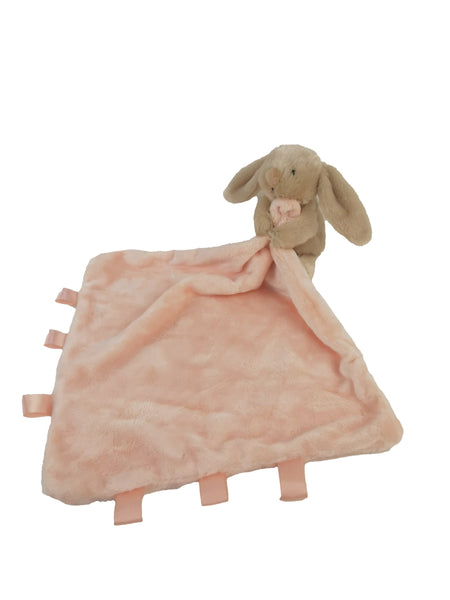 Ziggle Beige Bunny Comforter Blanket - Newborn