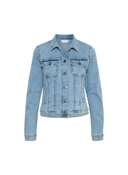 KAFFE Vicky Jeans Jacket In Light Blue Washed From