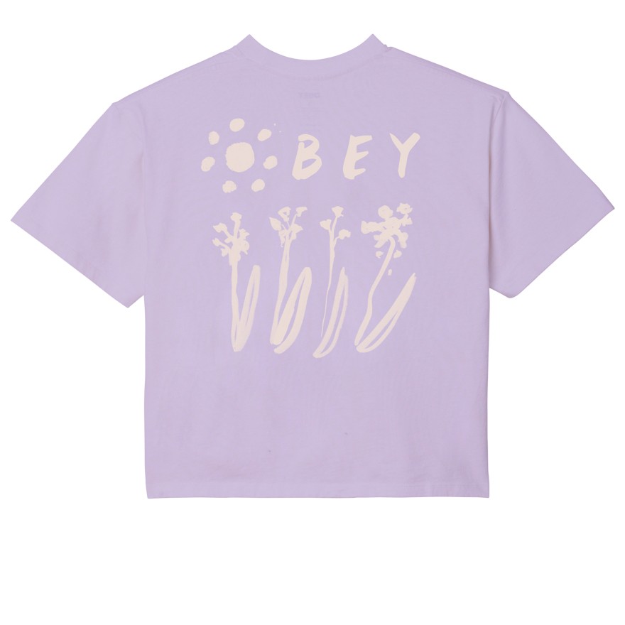 OBEY  T-shirt Mauve
