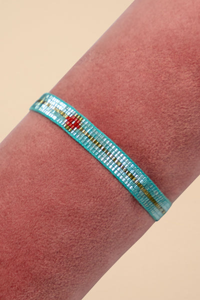 powder-beaded-bracelet-narrow-aquagold-with-diamond