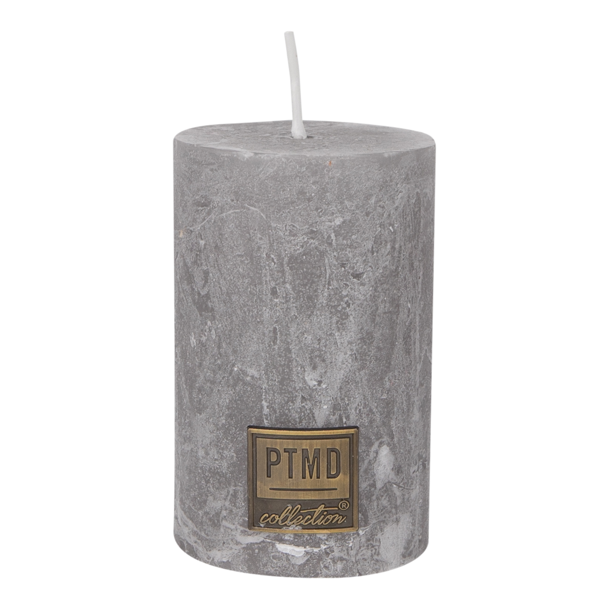 ptmd-8-x-5cm-suede-grey-rustic-pillar-candle