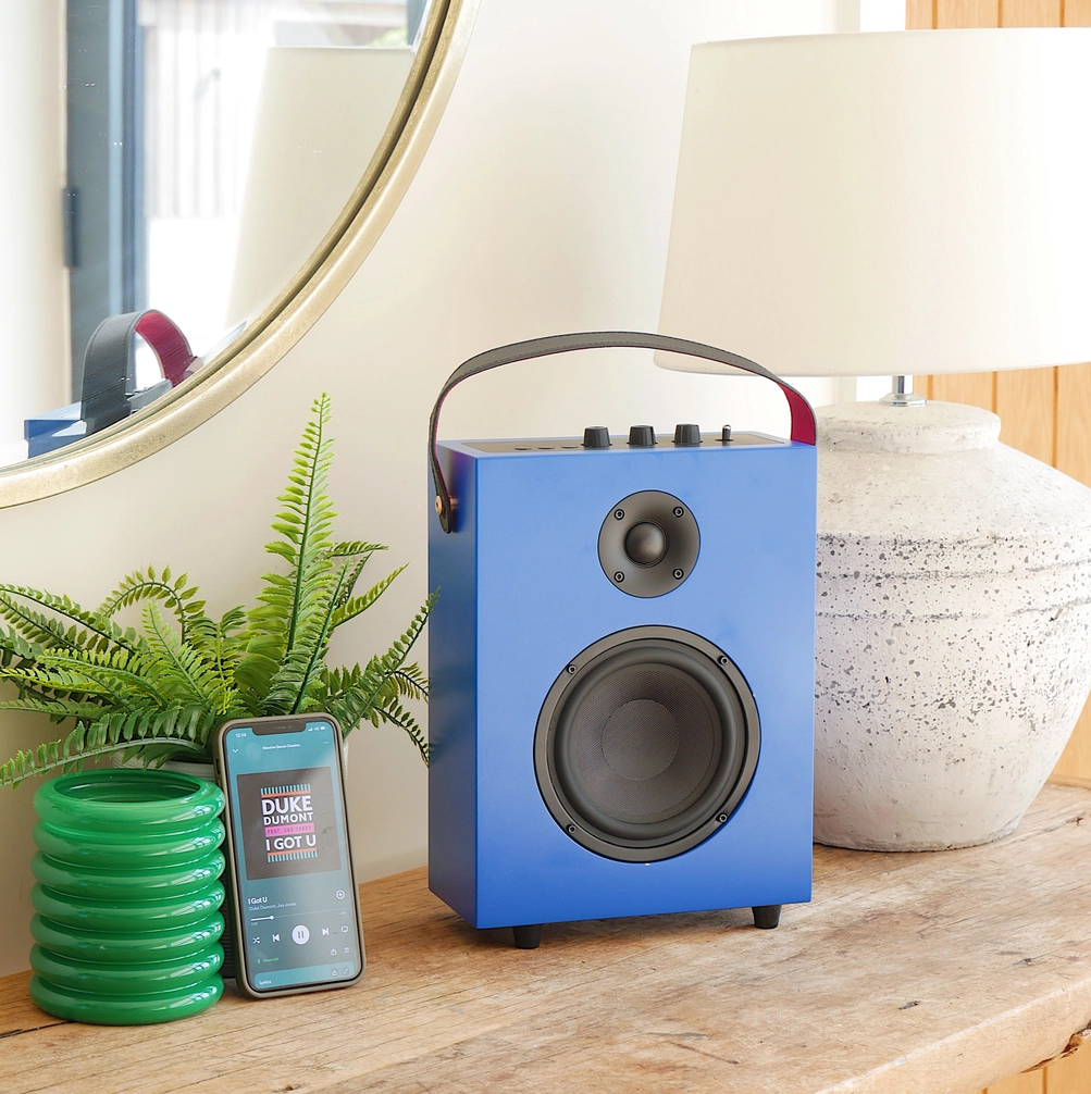 Steepletone Blue Redefy Luxury Portable Bluetooth Speaker