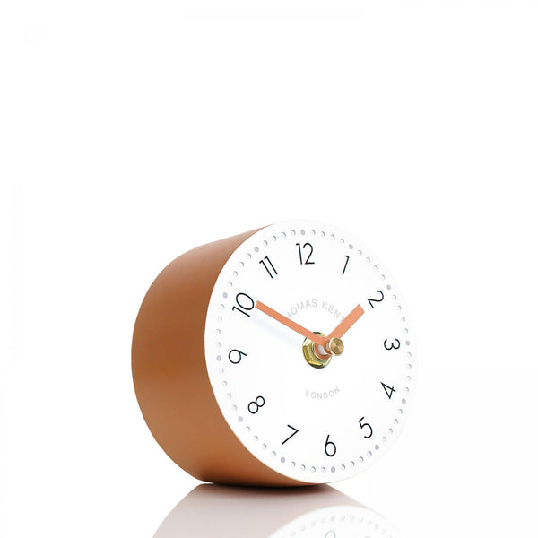 Distinctly Living 4'' Tumbler Mantel Clock Sienna