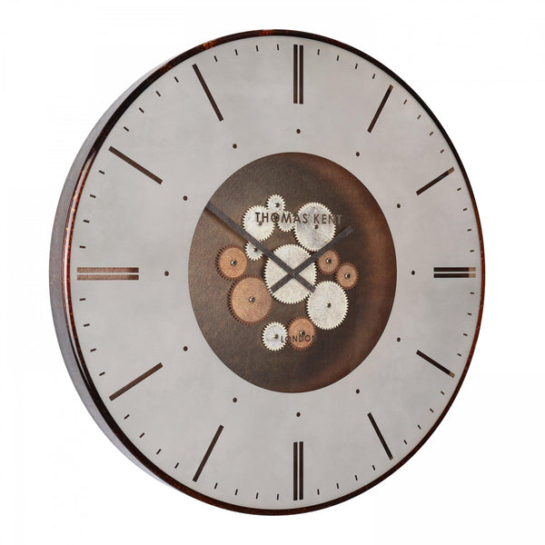 Distinctly Living 30"" Clocksmith Grand Clock Cog Bronze