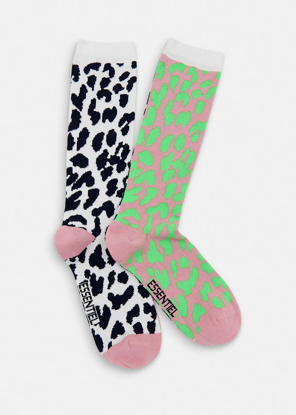 Essentiel Antwerp Fee Leopard Socks - Pink