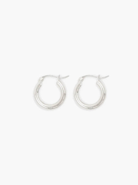 Ragbag Classic Silver Small Hoops - No.12100