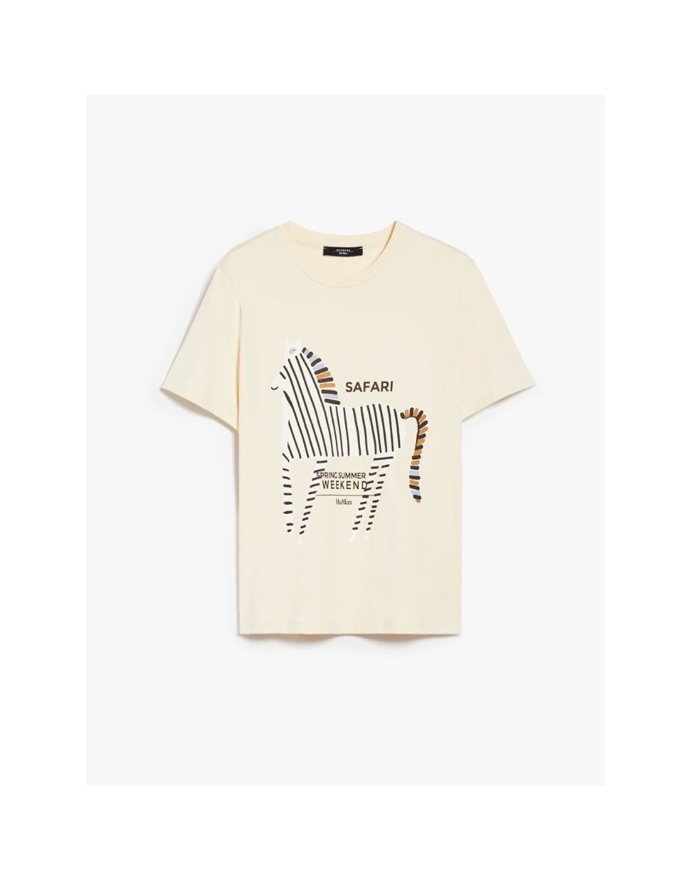 Max Mara Weekend Max Mara Weekend Yen Zebra T-shirt Size: S, Col: Beige