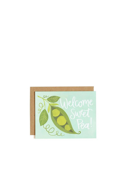 1canoe2 Sweet Pea Baby Greeting Card From