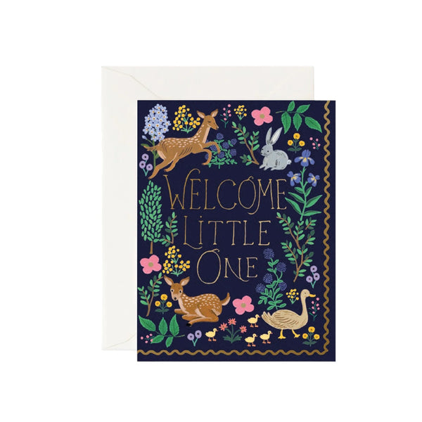 Rifle Paper Co. New Baby Card Woodland Welcome