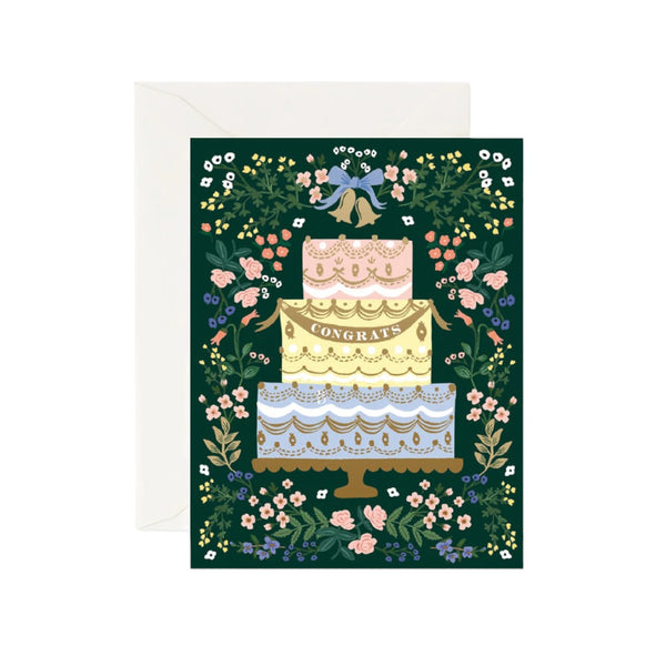 Rifle Paper Co. Wedding Card Congrats Cake