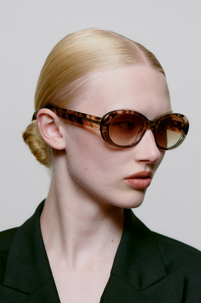 A Kjærbede Anma Coquina / Grey Transparent Sunglasses