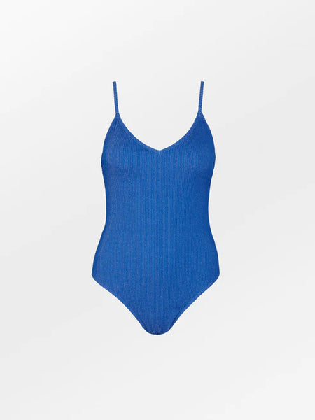 Becksondergaard Lyx Bea Swimsuit - Surf The Web Blue