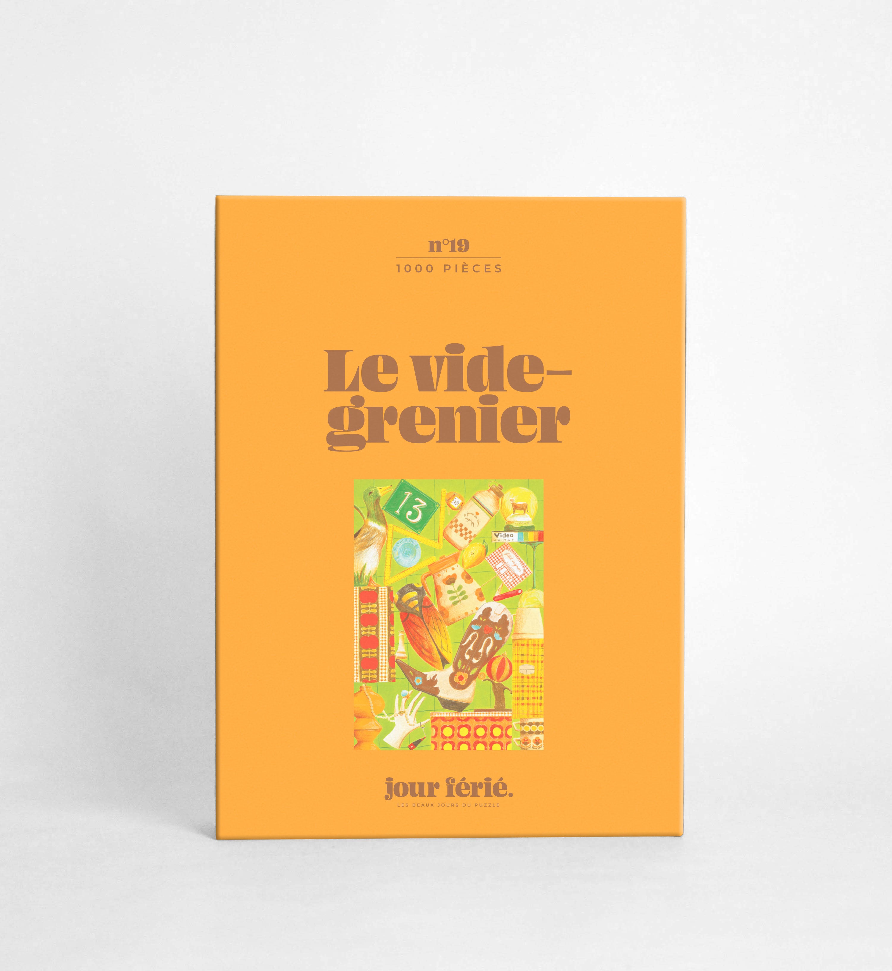 Jour férié Le Vide-grenier - - Puzzle Éco-conçu 1000 Pièces
