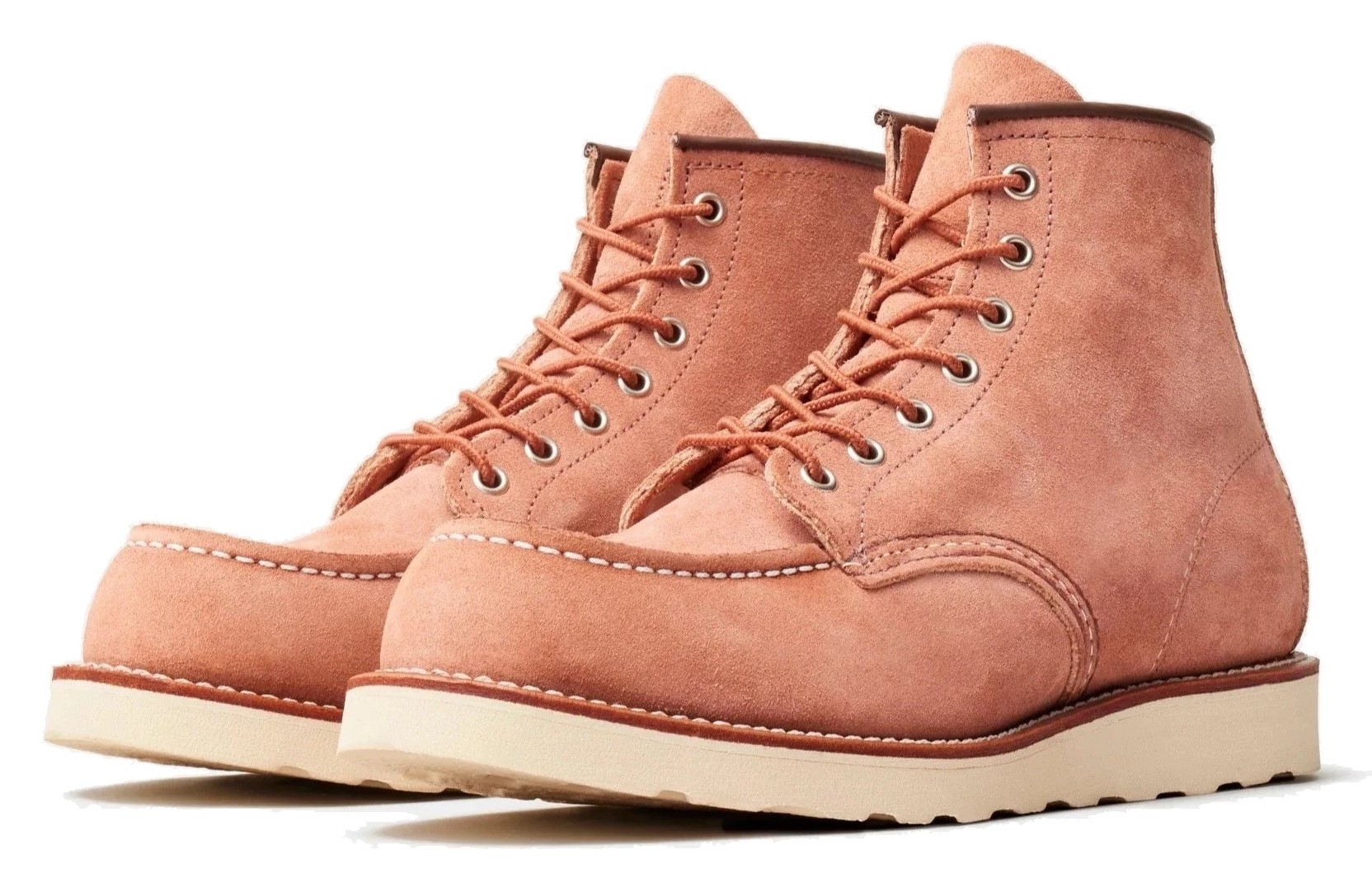 Red Wing Shoes 8208 Heritage Work 6" Moc Toe Boot Dusty Rose