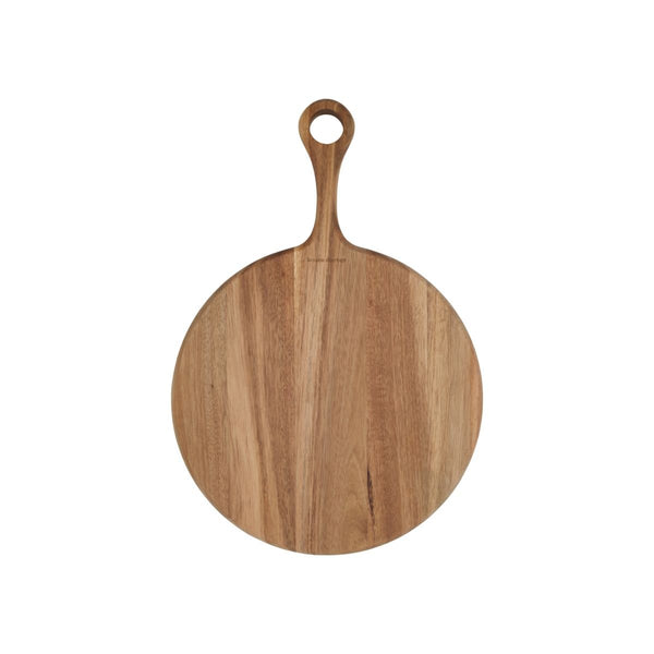 House Doctor Round Wood Bread Board
