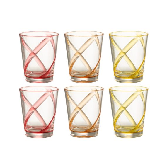 j-line-set-of-6-mixed-colours-plastic-outdoor-tumblers
