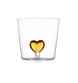 Ichendorf Milano bicchiere cuore giallo