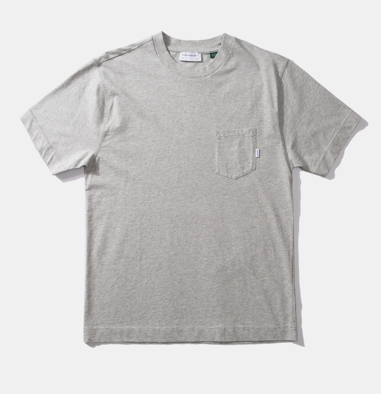 Edmmond Studio Grey Pocket Core T-Shirt