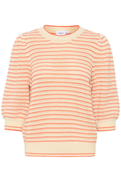 Saint Tropez Delice Pull-over In Tigerlily
