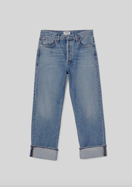 AGOLDE Fran Invention Low-slung Straight Jeans
