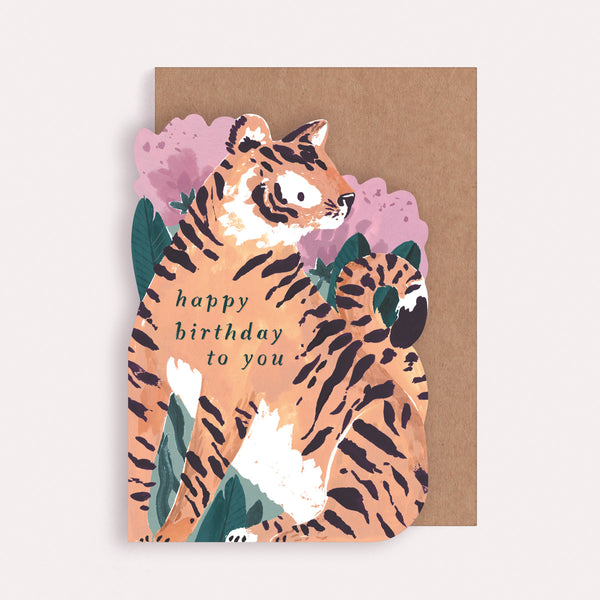 Sister Paper Co Happy Birthday To You Tiger Card