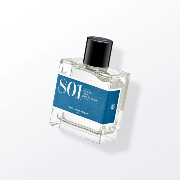 Bon Parfumeur Eau De Parfum 801 With Sea Spray, Cedar And Grapefruit 30ml