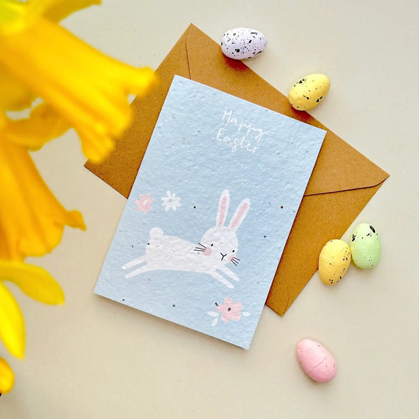 Audrey & Coco Eco Plantable Seed Easter Card