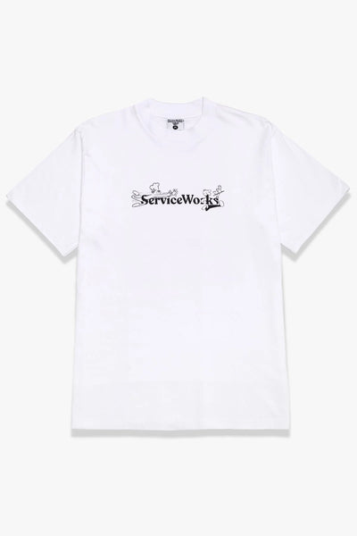Service Works T-shirt Chase White